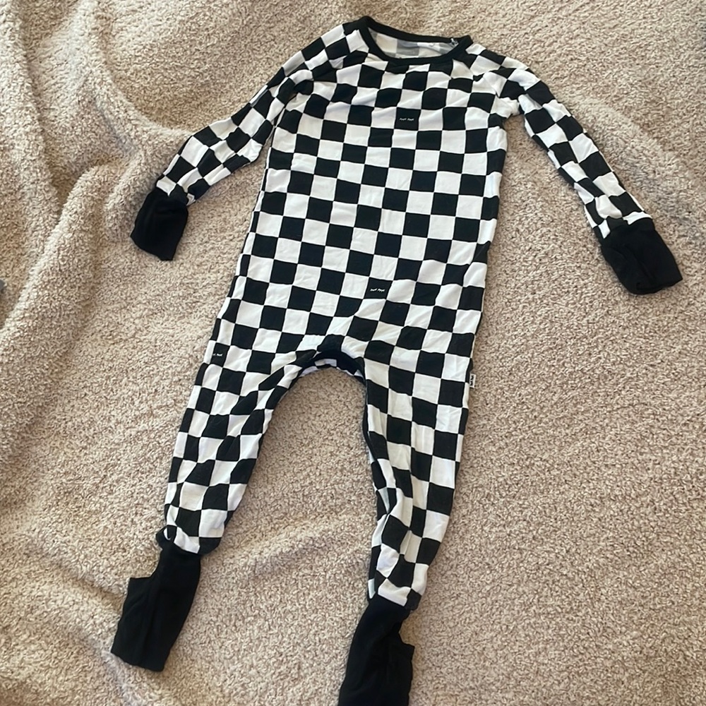 Little sleepies cool check crescent zippy